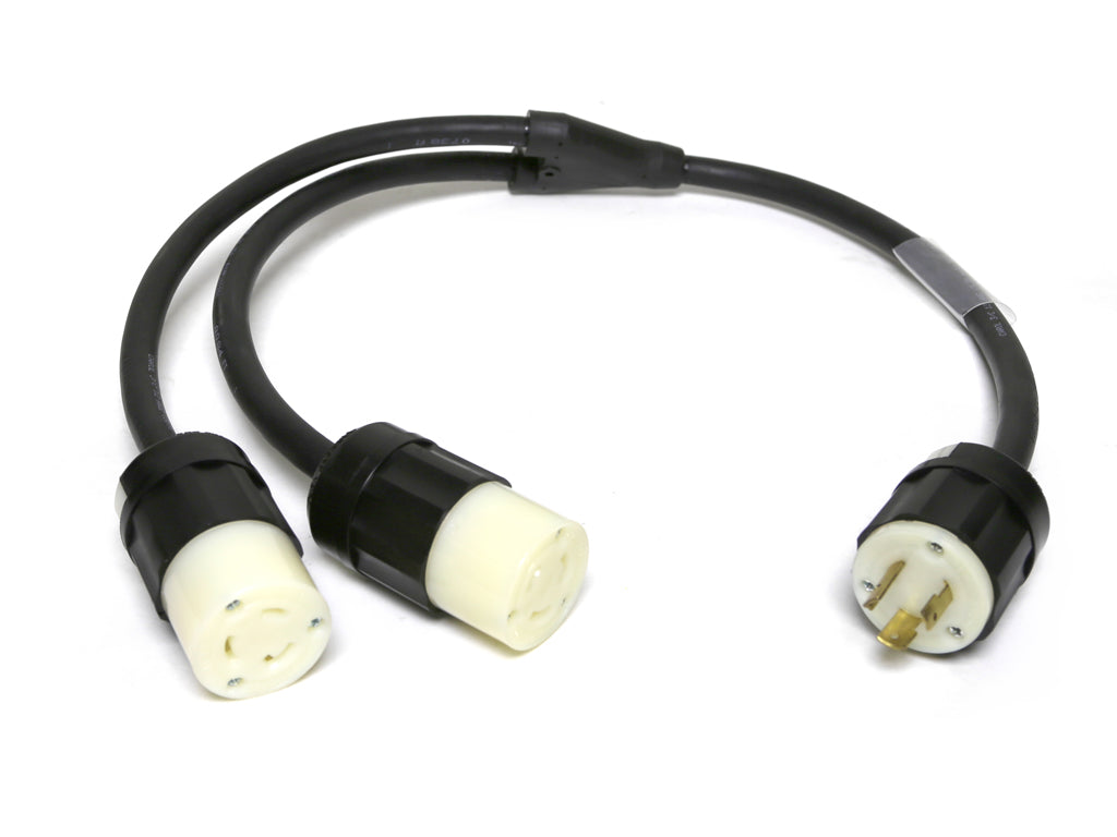 L6-20 Twist Lock 2-Fer - Molded-Y