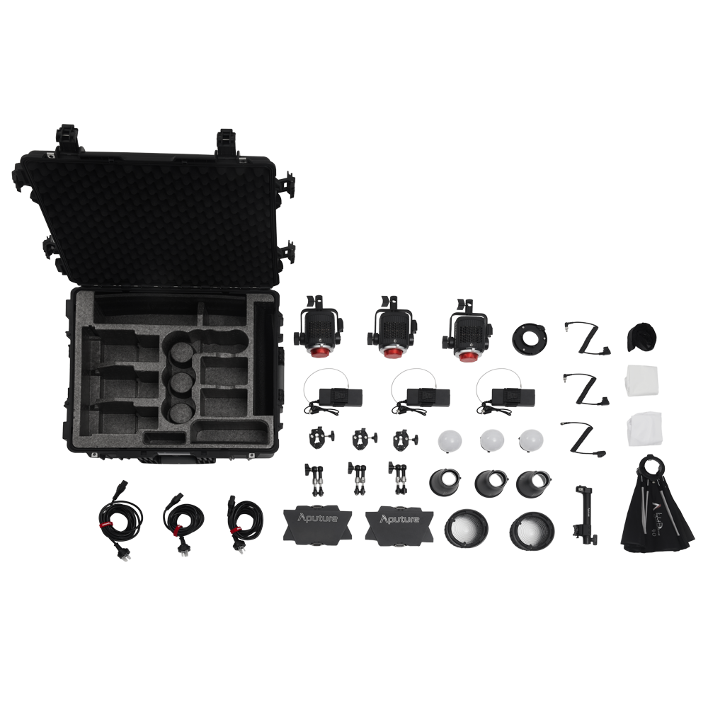 Aputure STORM 80c 3-Light Kit (US)