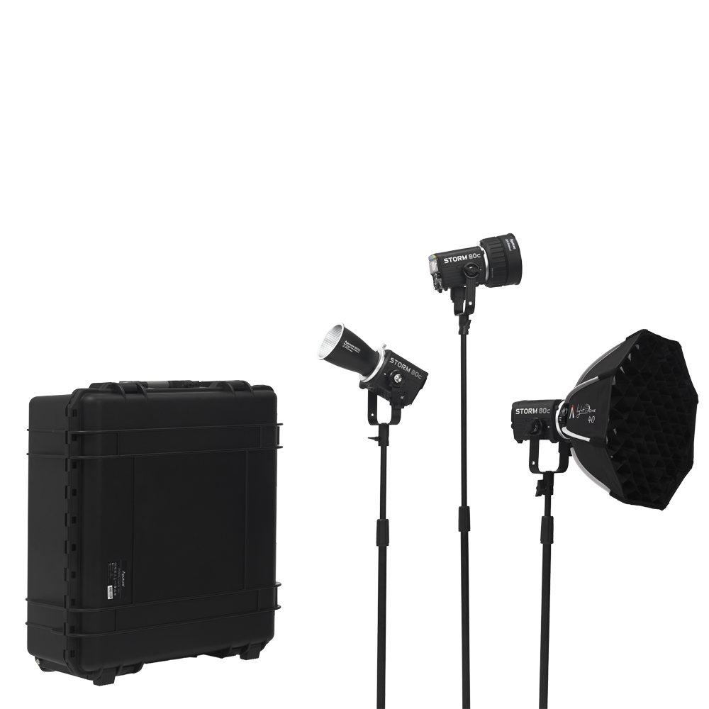 Aputure STORM 80c 3-Light Kit (US)