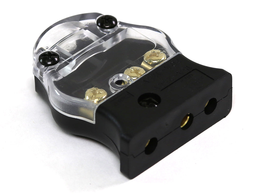 20amp Female Stage Pin Connector Clear- Leviton