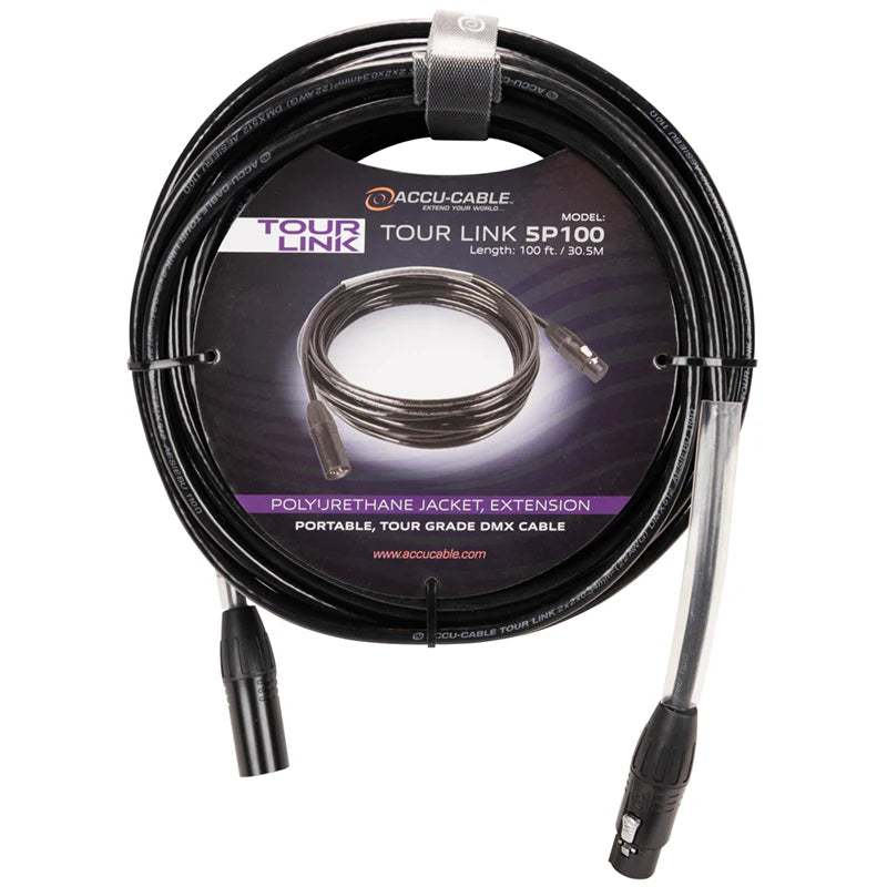 Elation 100' 5 Pin Tour Link DMX Cable