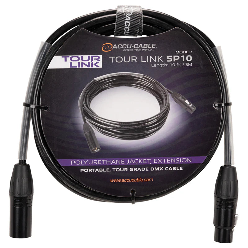 Elation 10' 5 Pin Tour Link DMX Cable