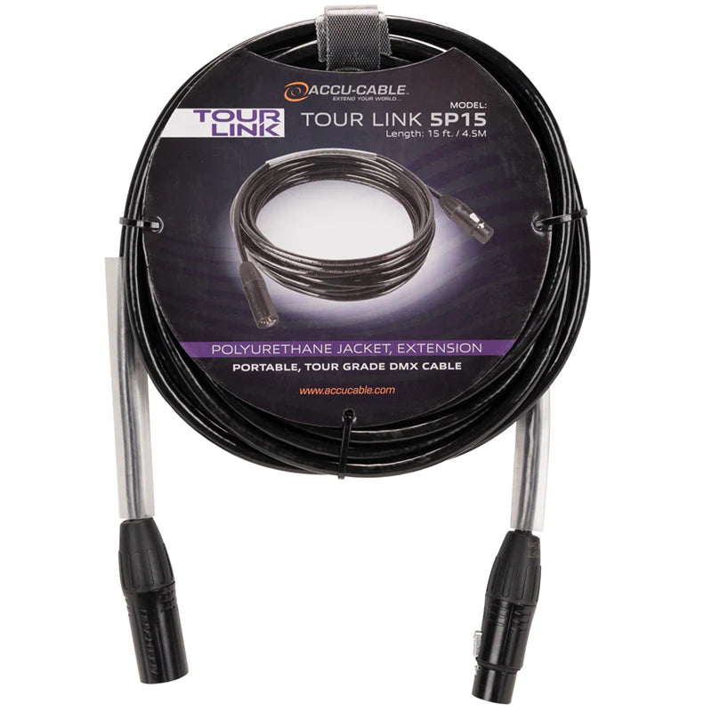 Elation 15' 5 Pin Tour Link DMX Cable