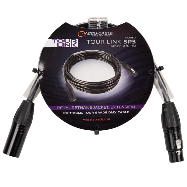 Elation 3' 5 Pin Tour Link DMX Cable