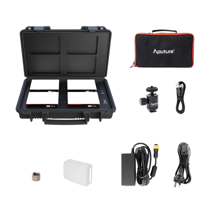 Aputure MC 4 Light Travel Kit