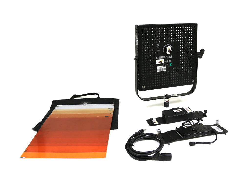 LitePanels 1x1 Daylight Spot w/ Battery Plate and Gel Set